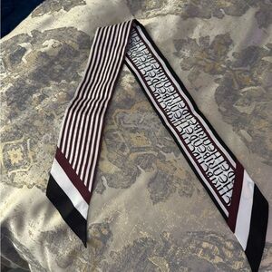 henri bendel Striped Twilly Scarf